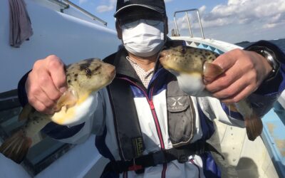 10日カワハギ釣り