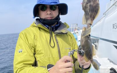 13日カワハギ釣り