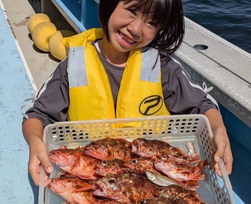 ８月１８日月曜日　　体験フィッシング