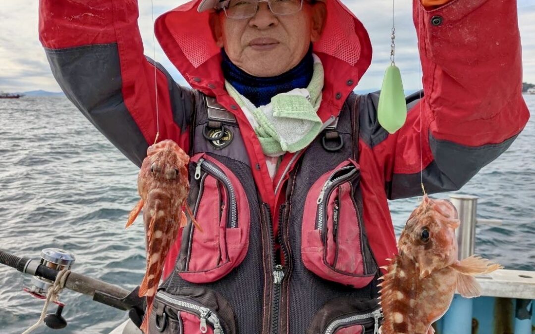 １２月１３日土曜日　　アジ・カサゴ釣り