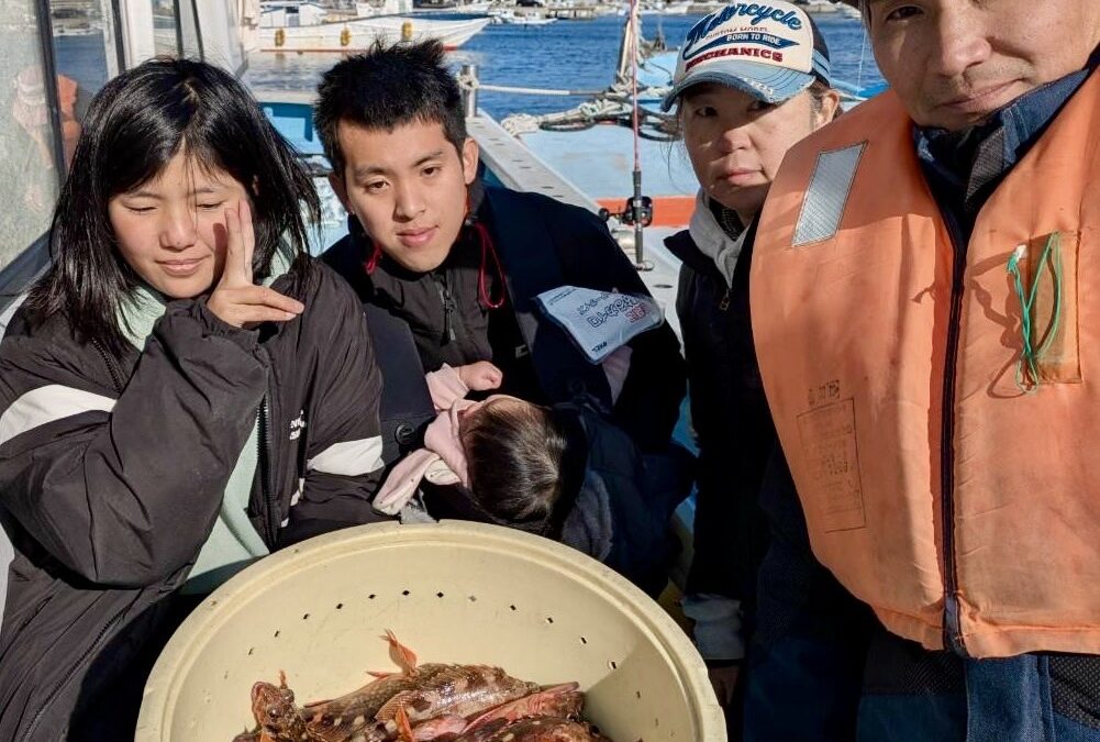 １月７日水曜日　ショート体験フィッシング　カサゴ船