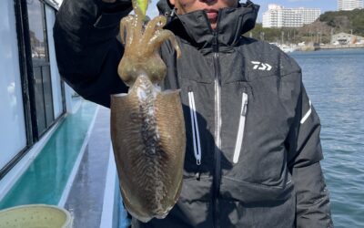 3月8日土曜日 コウイカ船